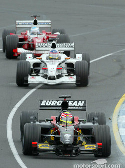 Alex Yoong, Jacques Villeneuve and Mika Salo