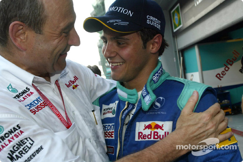 Peter Sauber and Felipe Massa