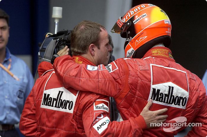 Gran Premio de Austria 2002, EL SACRIFICIO DE BARRICHELLO