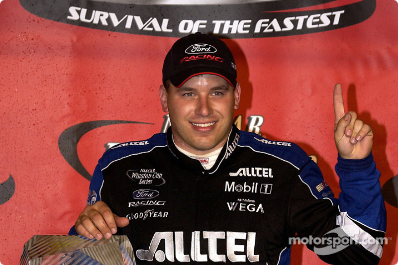 Rookie Ryan Newman was the fastest of the night winning The Winston