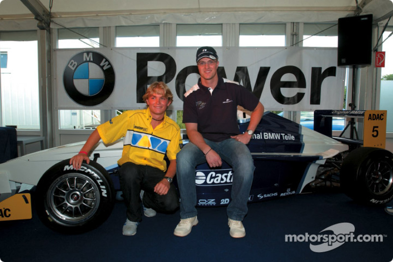 Ralf Schumacher con Nico Rosberg