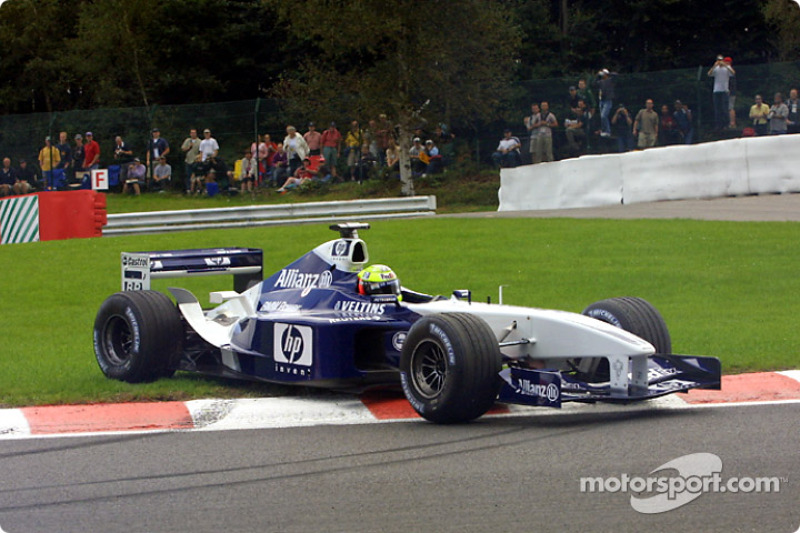 Ralf Schumacher spinning