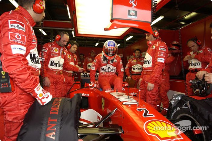 Rubens Barrichello se prepara