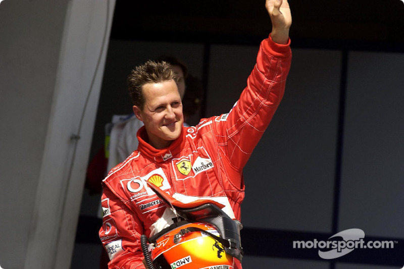 Pole winner Michael Schumacher