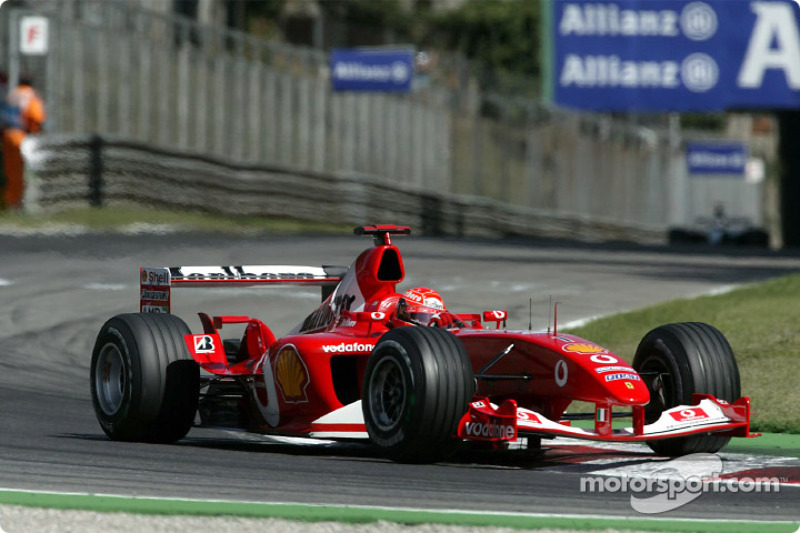 5. Італія-2003, Монца - Міхаель Шумахер, Ferrari F2003-GA: 257,584 км/год