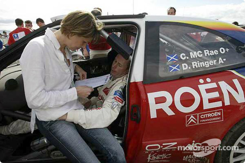 Colin McRae and wife Alison