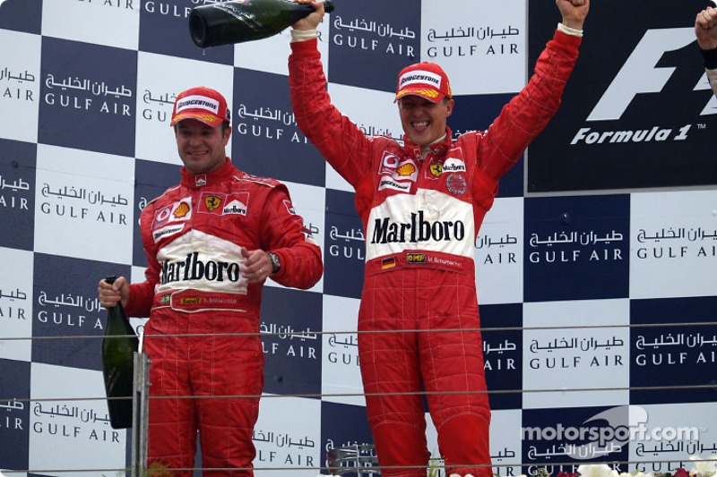 Podium: 1. Michael Schumacher, Ferrari; 2. Rubens Barrichello, Ferrari