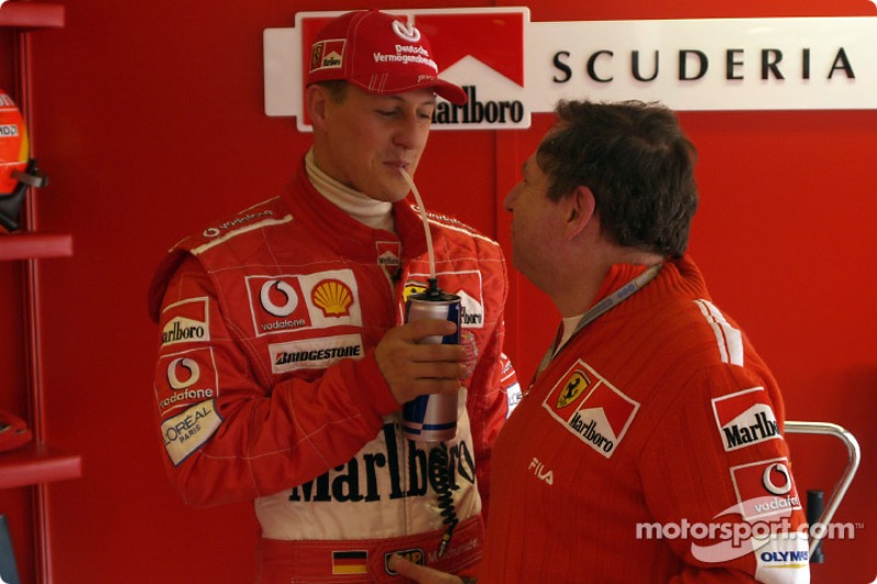 Michael Schumacher and Jean Todt