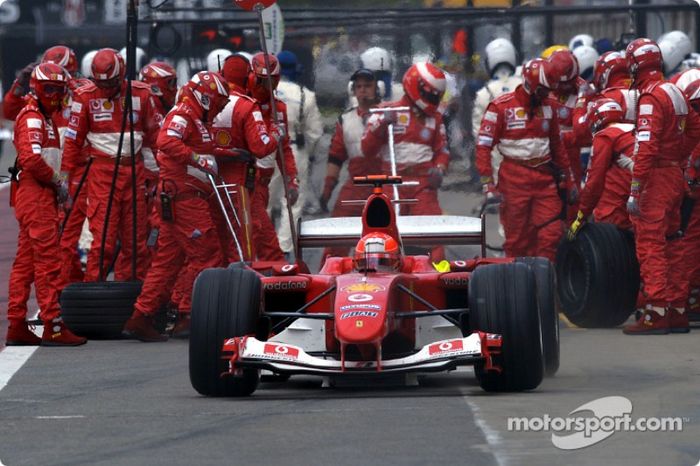 Pitstop de Michael Schumacher