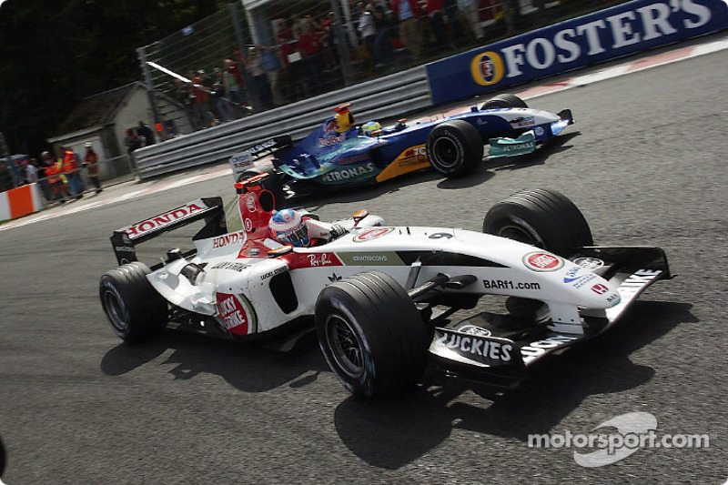 Jenson Button et Felipe Massa