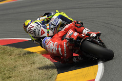 Valentino Rossi, Fiat Yamaha Team en Casey Stoner, Ducati Marlboro Team