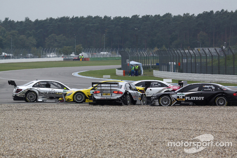 Crash au départ d'Hockenheim II en 2010