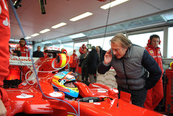 Fernando Alonso, Scuderia Ferrari en Luca di Montezemolo, Scuderia Ferrari, FIAT voorzitter en Presi