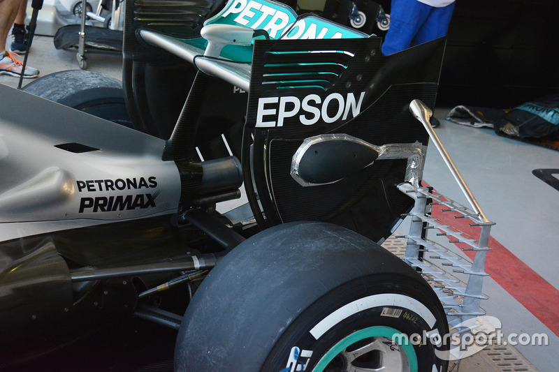 Mercedes AMG F1 W07 Hybrid: Heckbereich