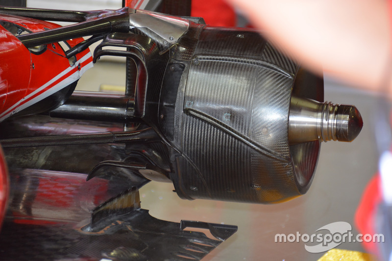 Ferrari SF-16H: Winglets an der Hinterbremse