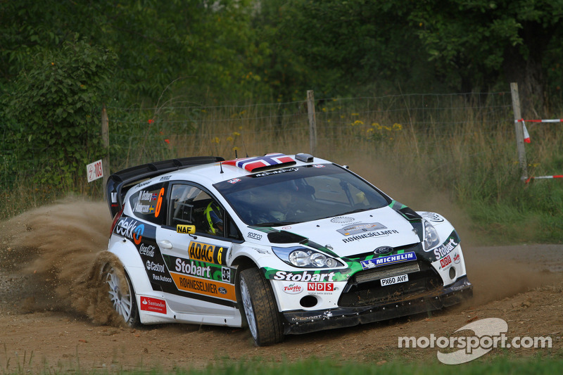 Mads Ostberg et Jonas Andersson, Ford Fiesta RS WRC, M-Sport Stobart Ford World Rally Team