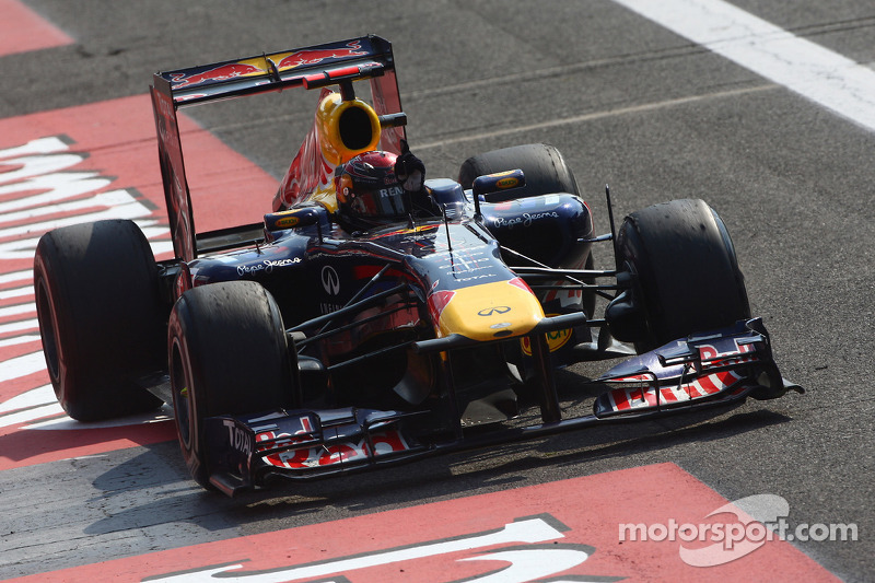 Race winner Sebastian Vettel, Red Bull Racing