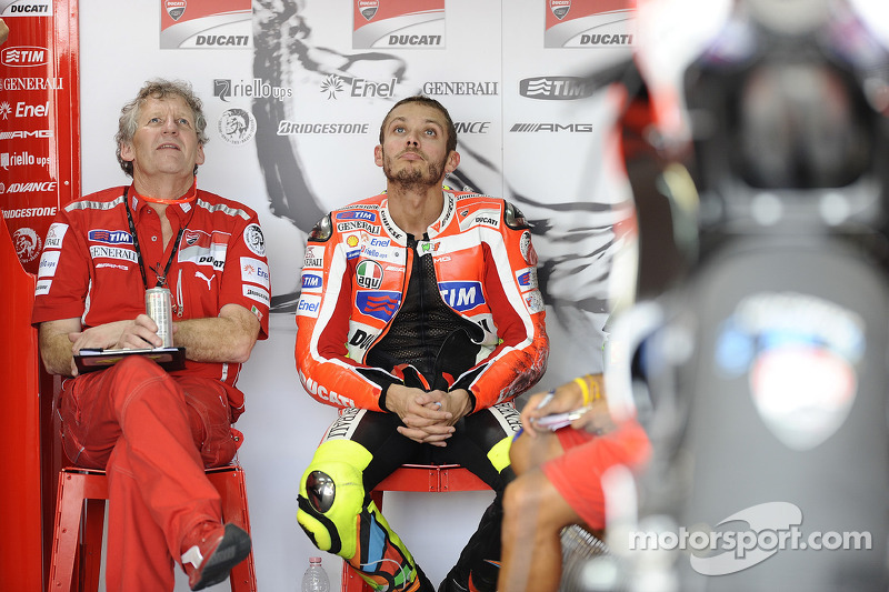 Valentino Rossi, Ducati Team, mit Crewchief Jeremy Burgess