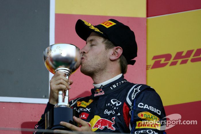 Sebastian Vettel, campeón del mundo de Fórmula 1 del año 2011 con Red Bull