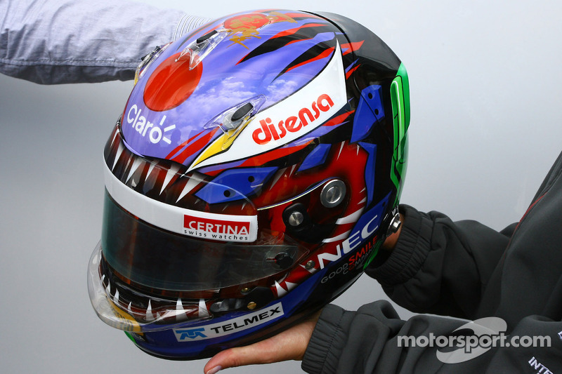 Helmet of Kamui Kobayashi, Sauber F1 Team