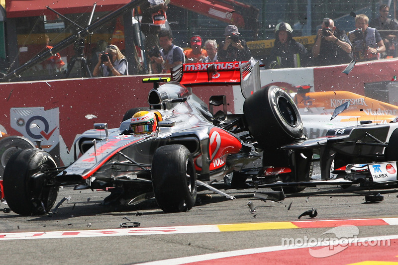 F1 2012 - Belga Nagydíj - startbaleset