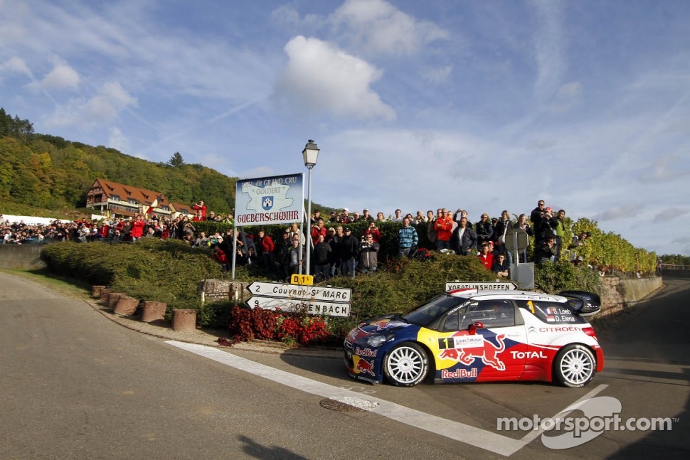 Sébastien Loeb and Daniel Elena, Citroën DS3 WRC, Citroën Total World Rally Team