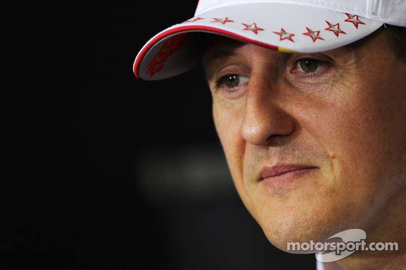 Michael Schumacher, Mercedes AMG F1 in de FIA persconferentie