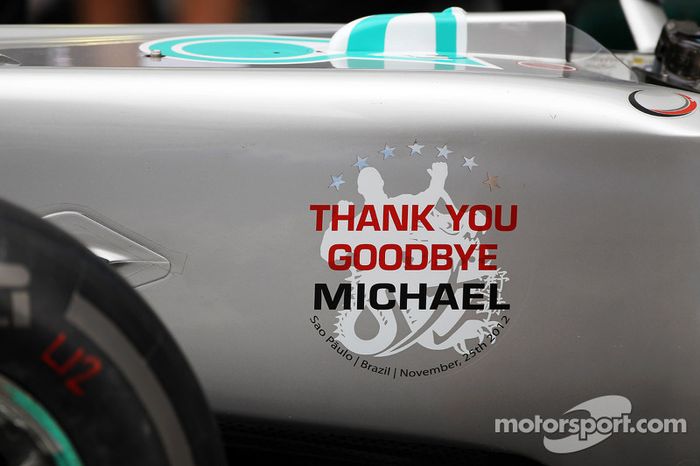 Mercedes depide a Michael Schumacher, Mercedes AMG F1