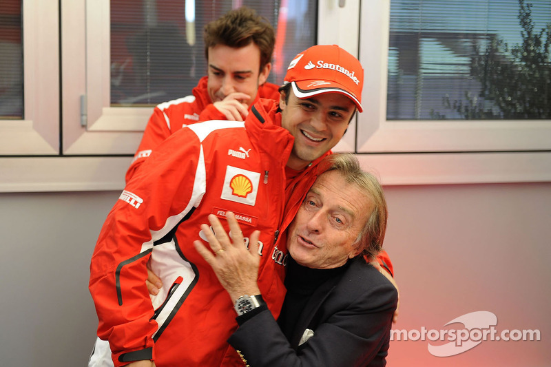 Felipe Massa en Luca di Montezemolo