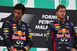 Podium: 1er Sebastian Vettel, Red Bull Racing, 2e Mark Webber, Red Bull Racing