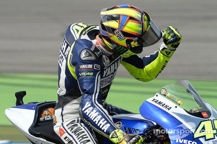 Ganador de la carrera Valentino Rossi, Yamaha Factory Racing