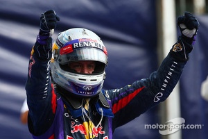 Race winner Sebastian Vettel, Red Bull Racing