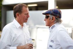 Martin Brundle, Sky Sports com Jackie Stewart