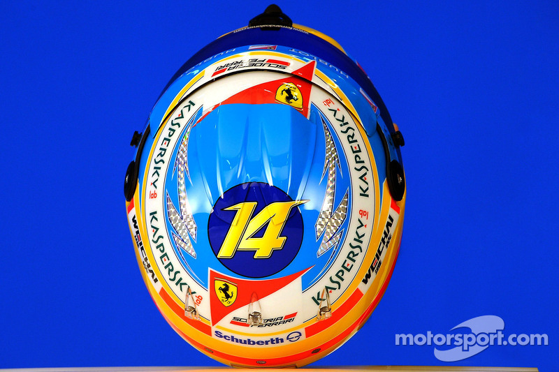 Helmet of Fernando Alonso, Scuderia Ferrari