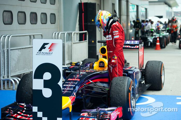 En 2014 se tuvo que conformar con el cuarto puesto, tras Vettel