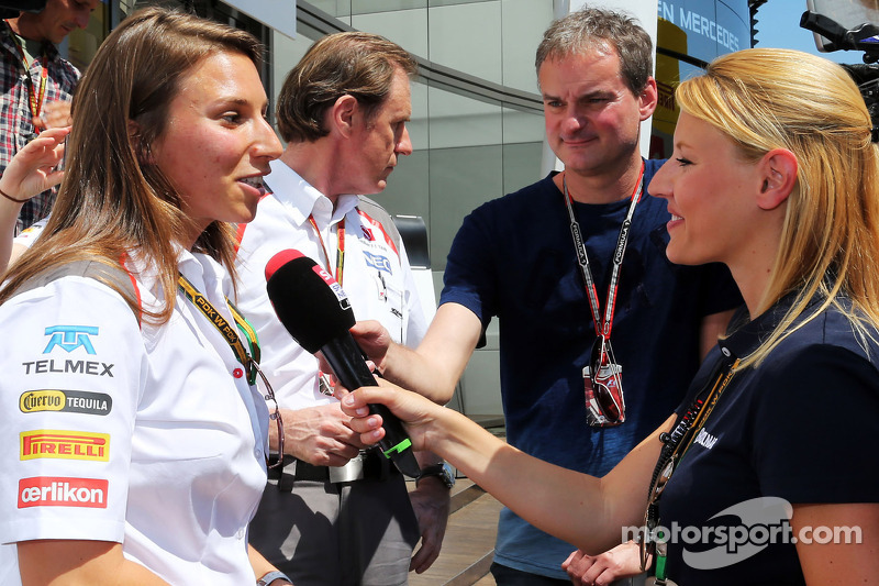 Simona de Silvestro, Sauber F1 Team piloto de testes com a mídia