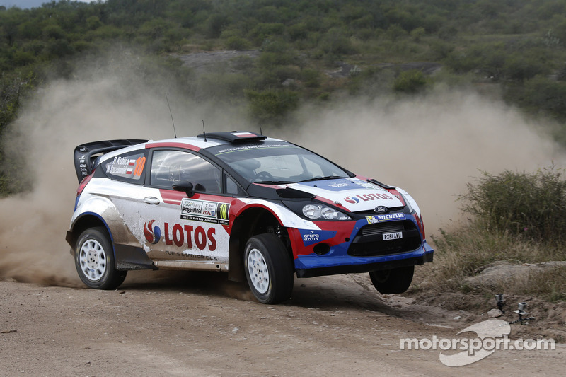 Robert Kubica y Maciek Szczepaniak, Ford Fiesta WRC