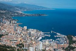 Una vista panorámica de Mónaco