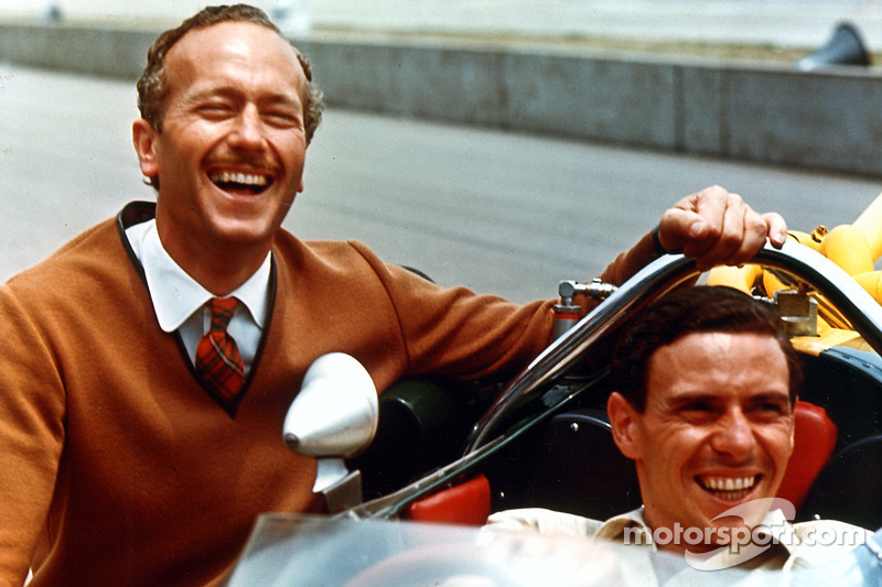 Colin Chapman y Jim Clark