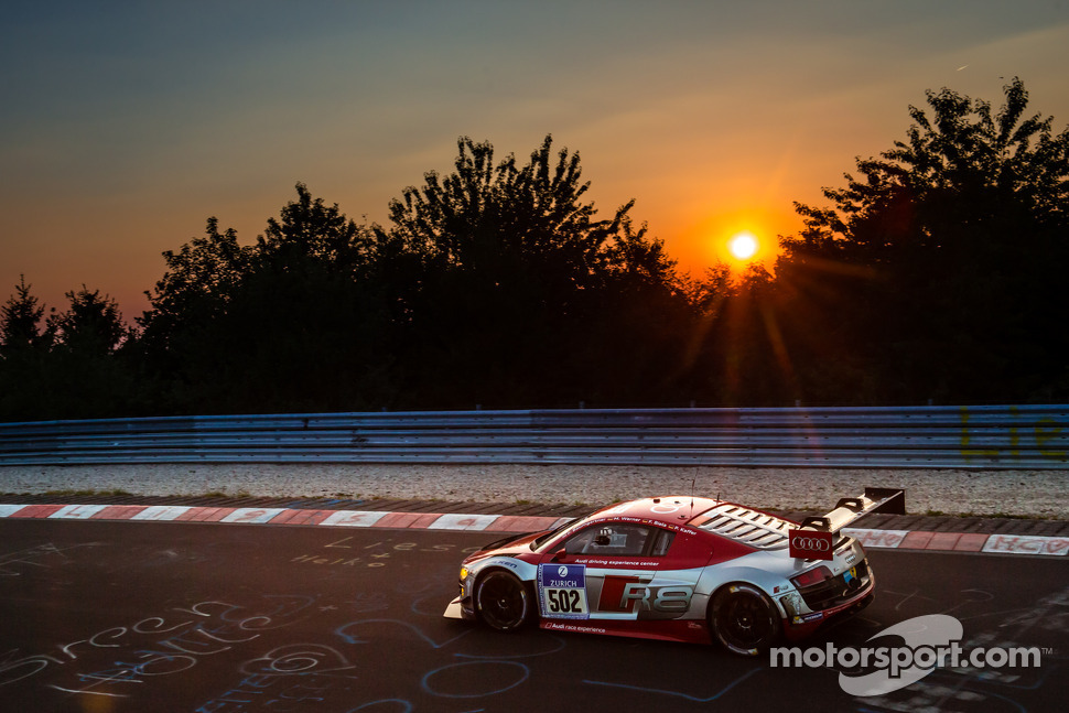 #502 Audi Race Experience Audi R8 LMS ultra: Felix Baumgartner, Marco Werner, Frank Biela, Pierre Kaffer