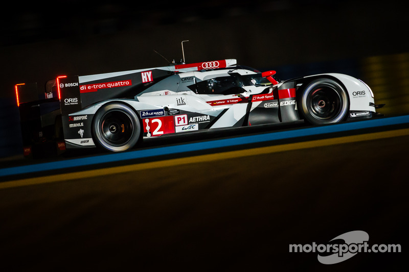 #2 Audi Sport Team Joest Audi R18 E-Tron Quattro: Marcel Fässler, Andre Lotterer, Benoit Tréluyer