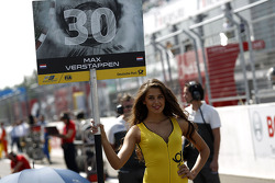 Pitspoes van Max Verstappen