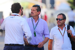 Guenther Steiner, Haas F1 e Matteo Bonciani, FIA