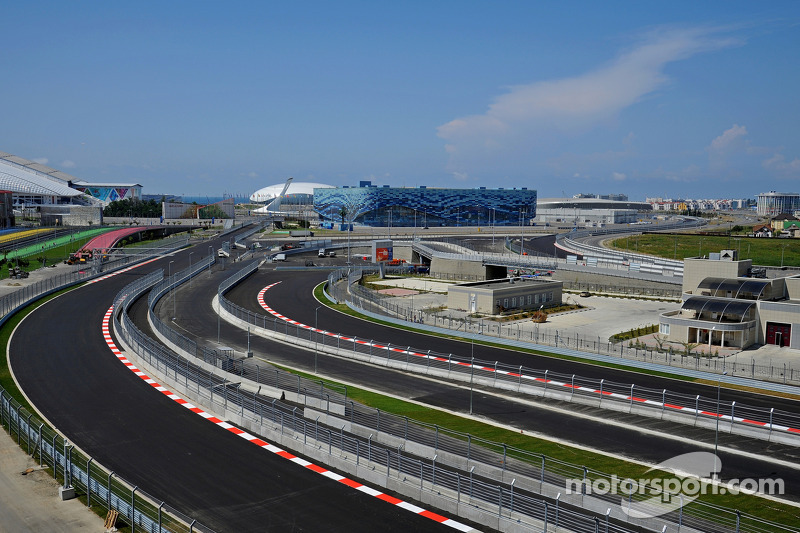 Sochi Autodrom circuit detail