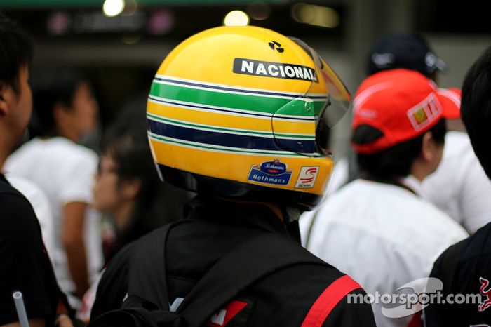 Fanático de Ayrton Senna