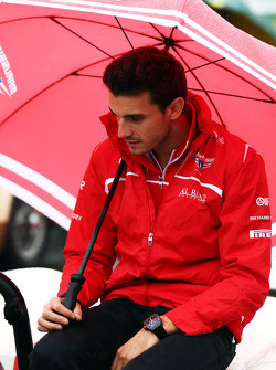 Jules Bianchi lors de la parade des pilotes