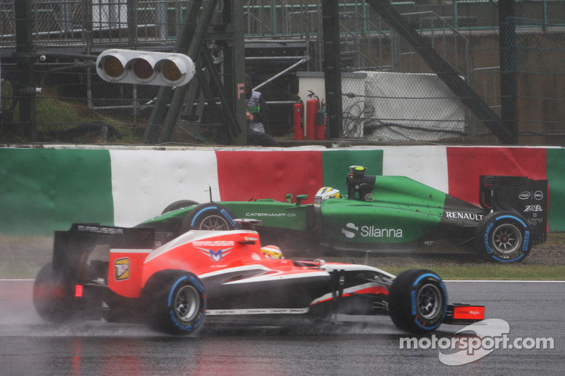 Dem Dreher von Marcus Ericsson kann Bianchi ausweichen, aber als ...