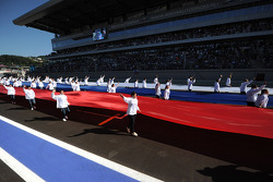 Pré-corrida ceremony