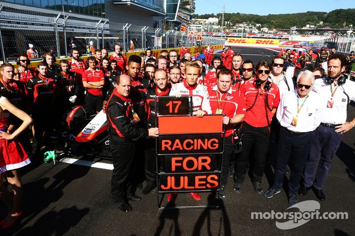 'Corriendo por Jules', Marussia corre en homenaje a Bianchi