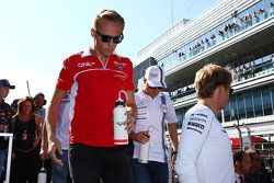 Max Chilton lors de la parade des pilotes